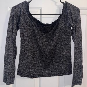 Hollister long sleeve shirt, size Large, Grey